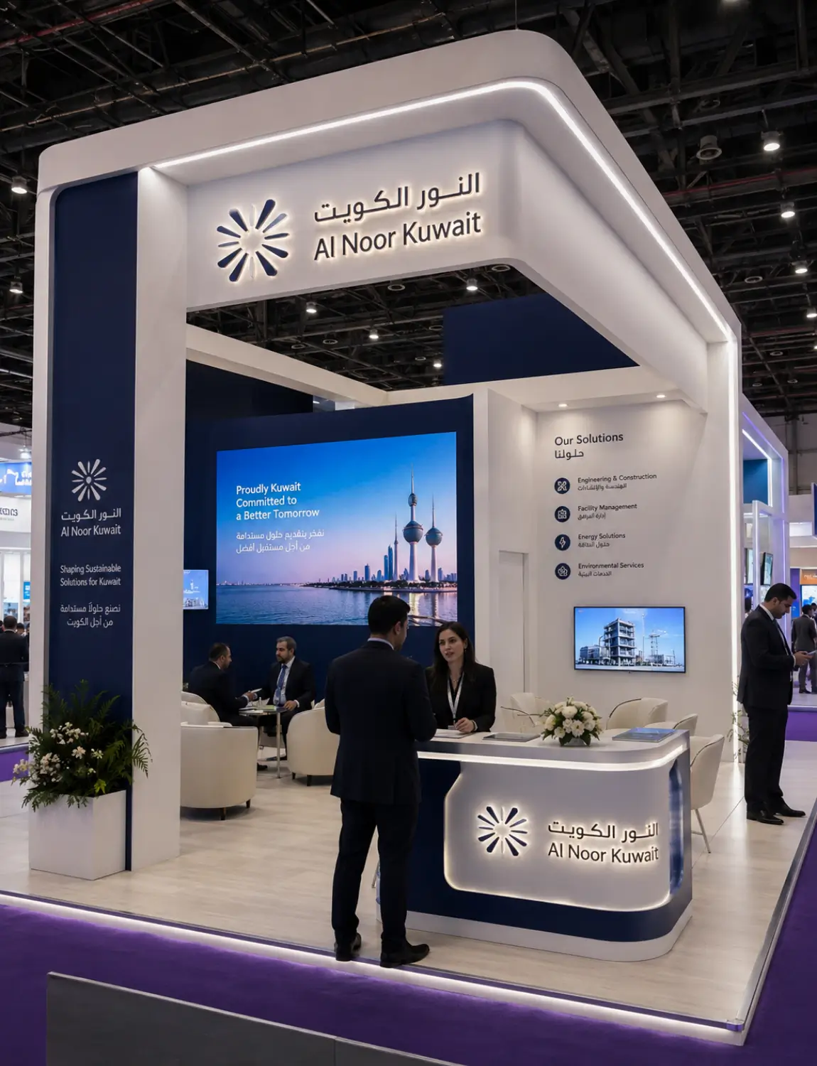 Exhibition Stand Rental and Modular Exhibition Stands in Kuwait