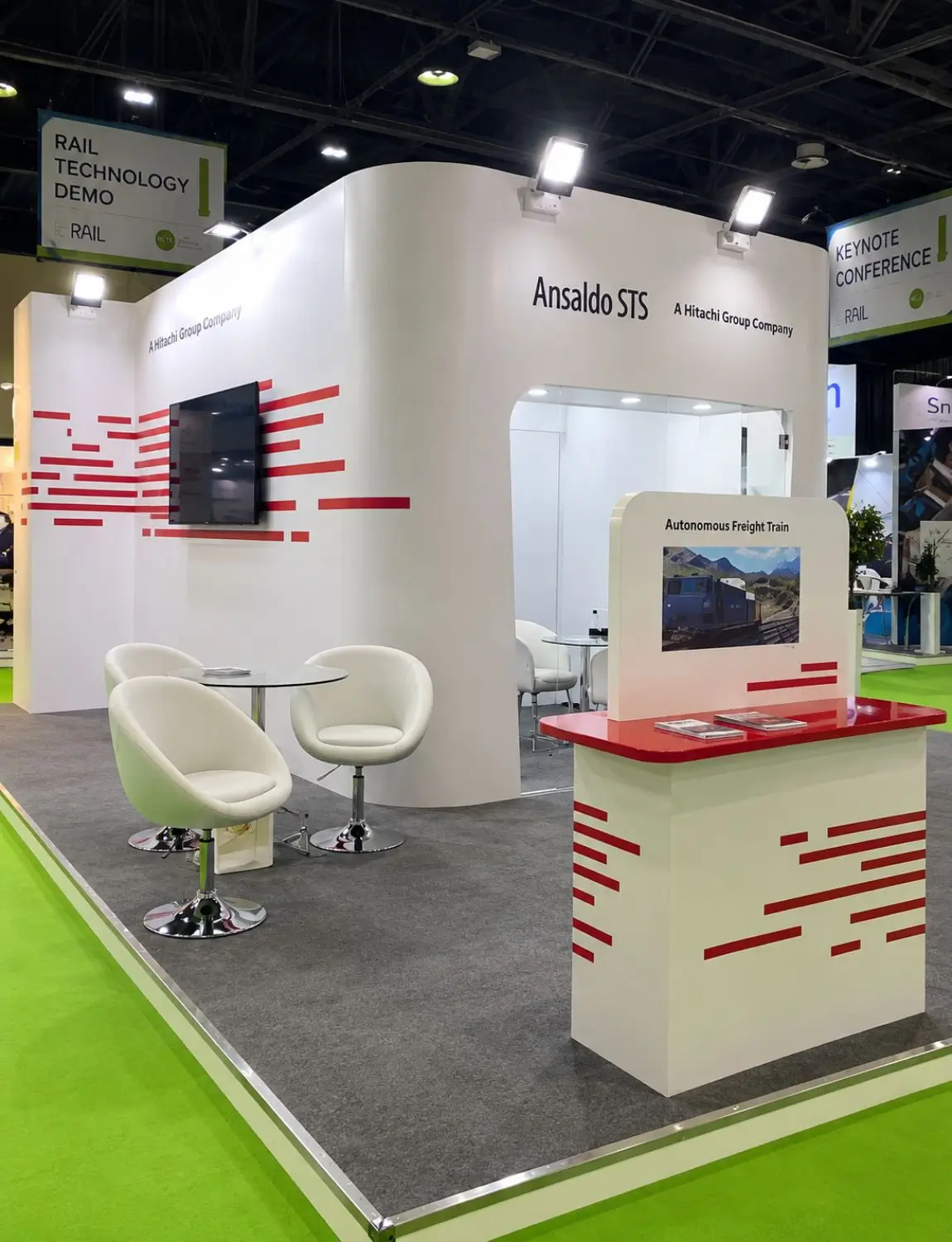 exhibition stand construction in Bologna