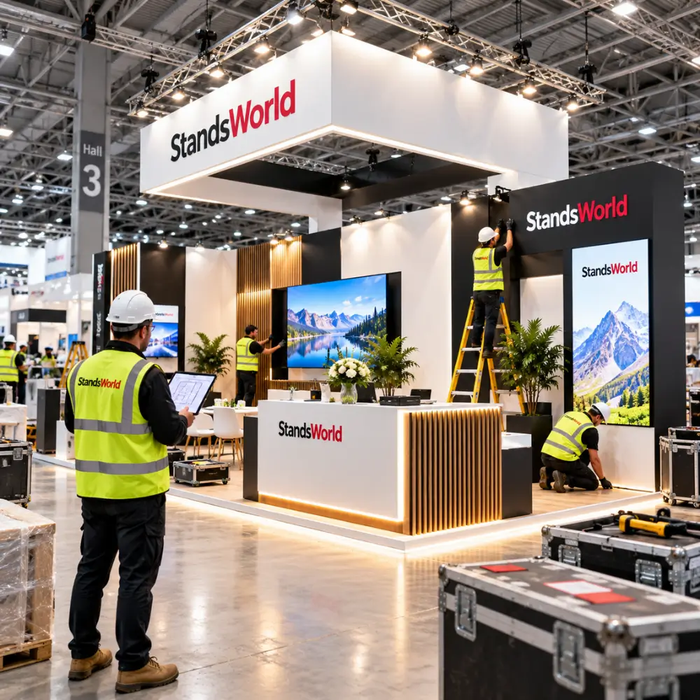 exhibition stand installation and dismantling